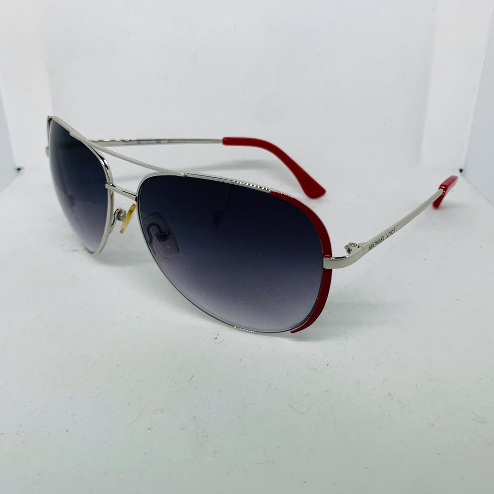 MICHAEL Michael Kors Red Silver Sicily Sunglasses